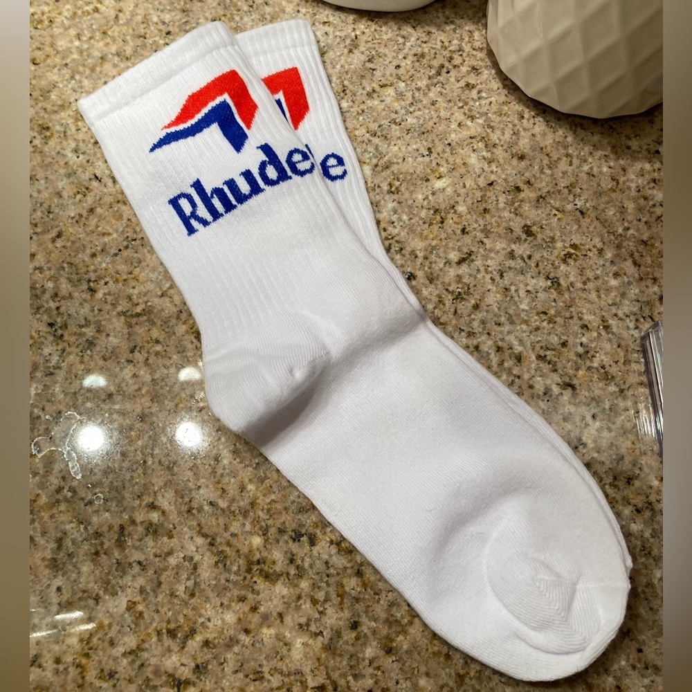 Rhude Mid High Socks 1 Pair New